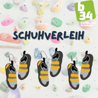 Schuhverleih, 1 Paar Boulderschuhe**